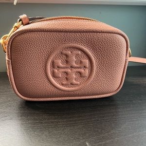 Used pink Perry Bombé mini bag, crossbody bag. In great condition.